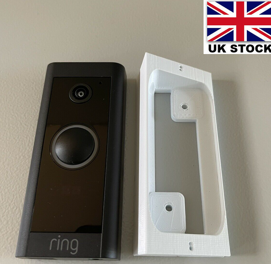 Ring WIRED Video Doorbell Angle Mount Wall Bracket Wedge 20 40 60 Degree UK