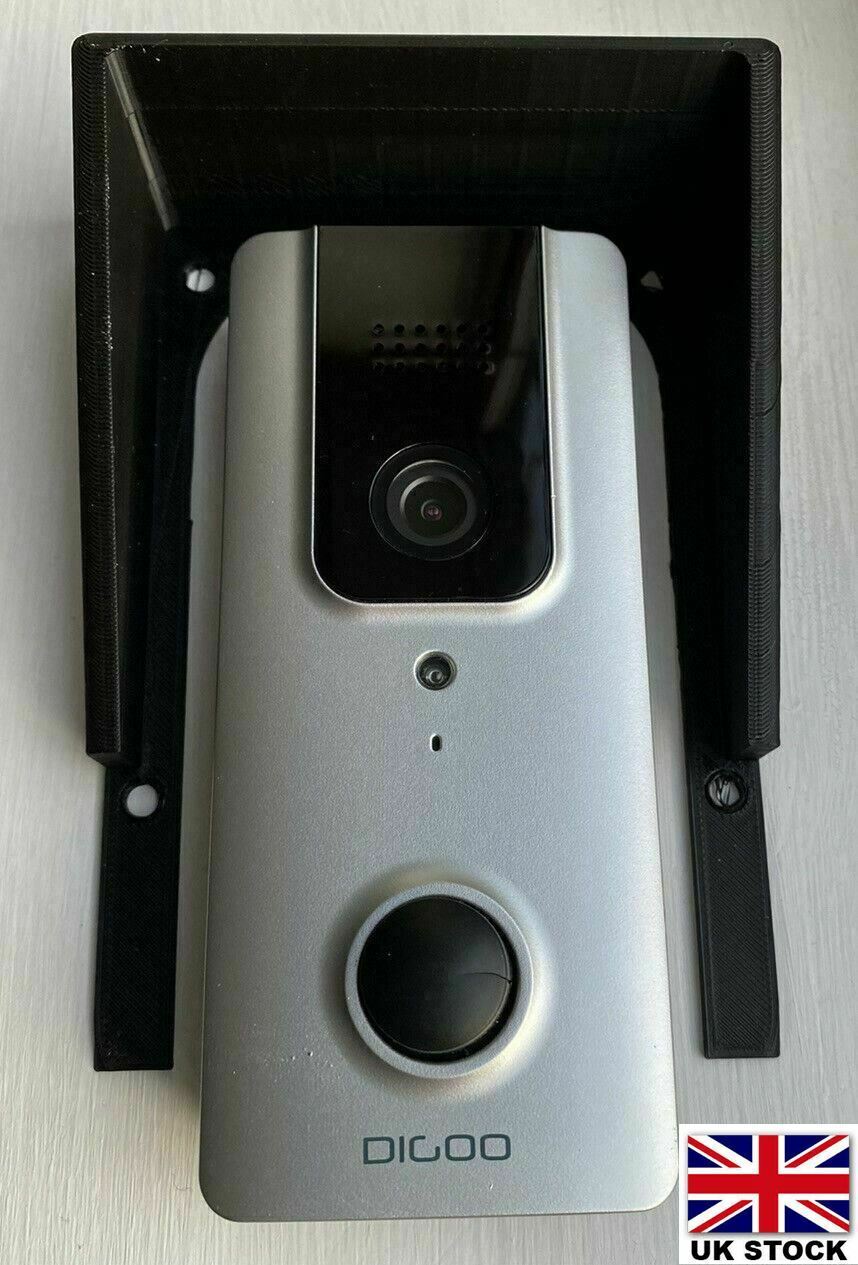 Video Doorbell Rain Cover Sun Shade Hood Ring Pro Arlo Google Nest White UK