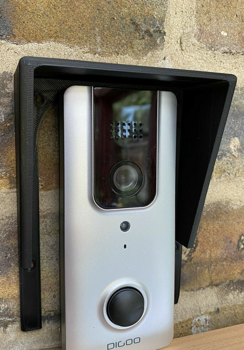 Video Doorbell Rain Cover Sun Shade Hood Ring Pro Arlo Google Nest White UK