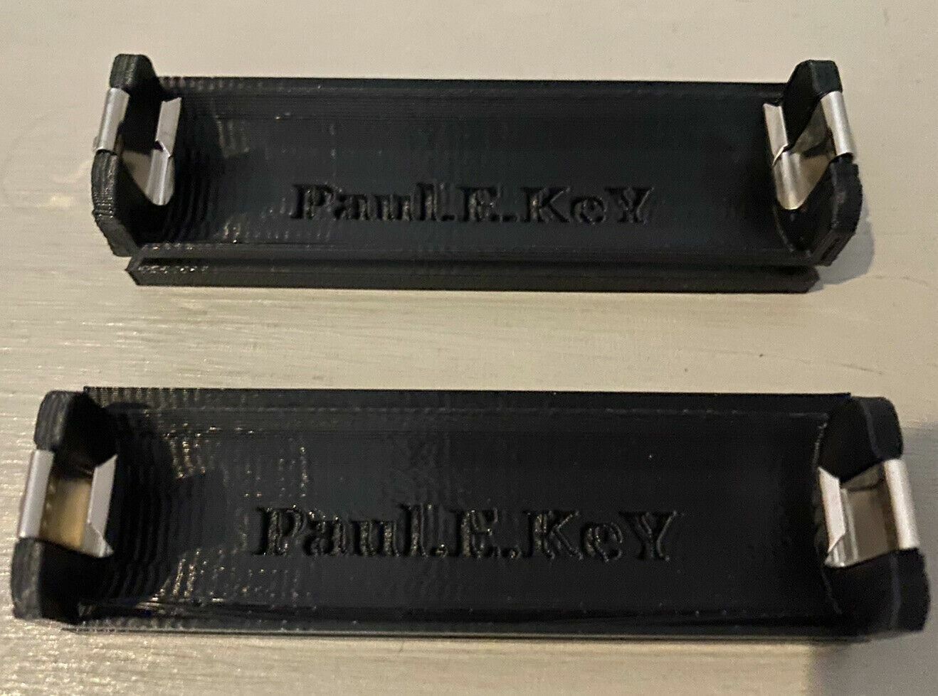 1x 18650 Battery Holder Connector Storage 3D Printed Interlock Clip Together UK