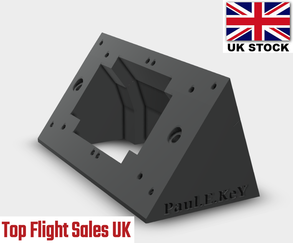 ANGLE MOUNT for Ring Video Doorbell 1/2/3/3+/4 60 Degrees Wedge UK Stock