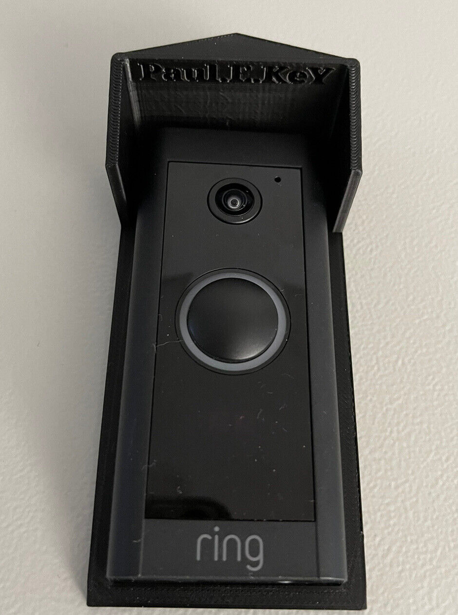 Rain Sun Cover for Ring Wired Video Doorbell Clip on UK Stock Made in the UK
