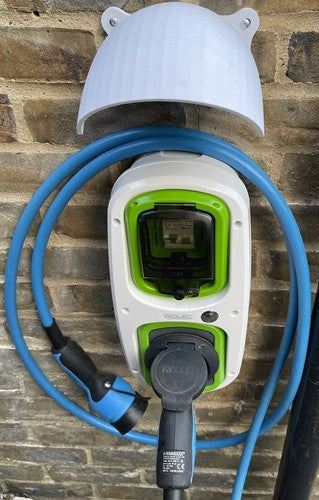 Large EV charger dome rain cover