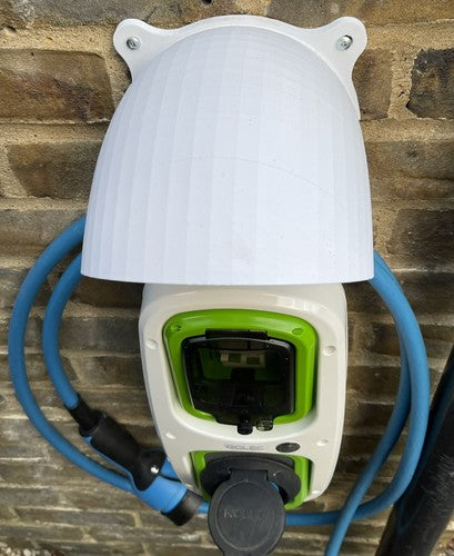 Large EV charger dome rain cover