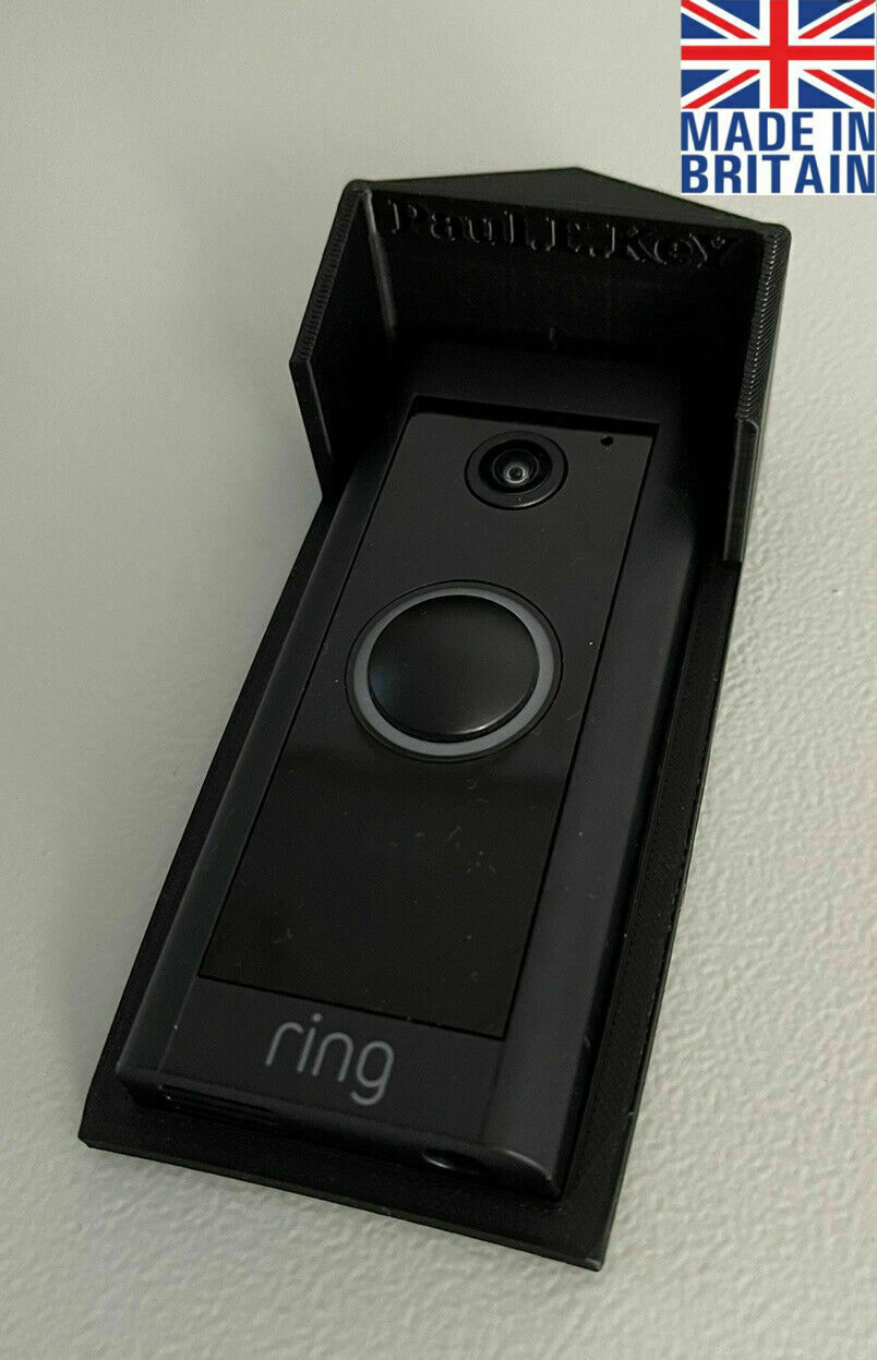 Clip On Ring Doorbell 1st, 2nd, 2, 3+, 4, Pro Pro 2& Wired Sun Rain Top Cover UK