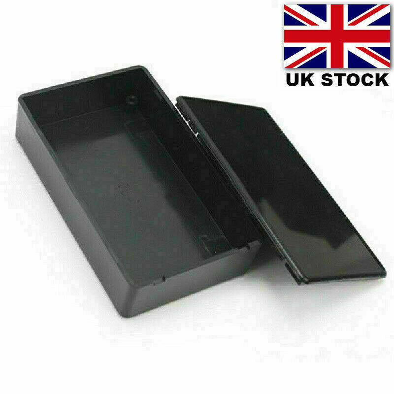 PLA Plastic Enclosure Box Electronic Project Circuit Black Case DIY Tool UK