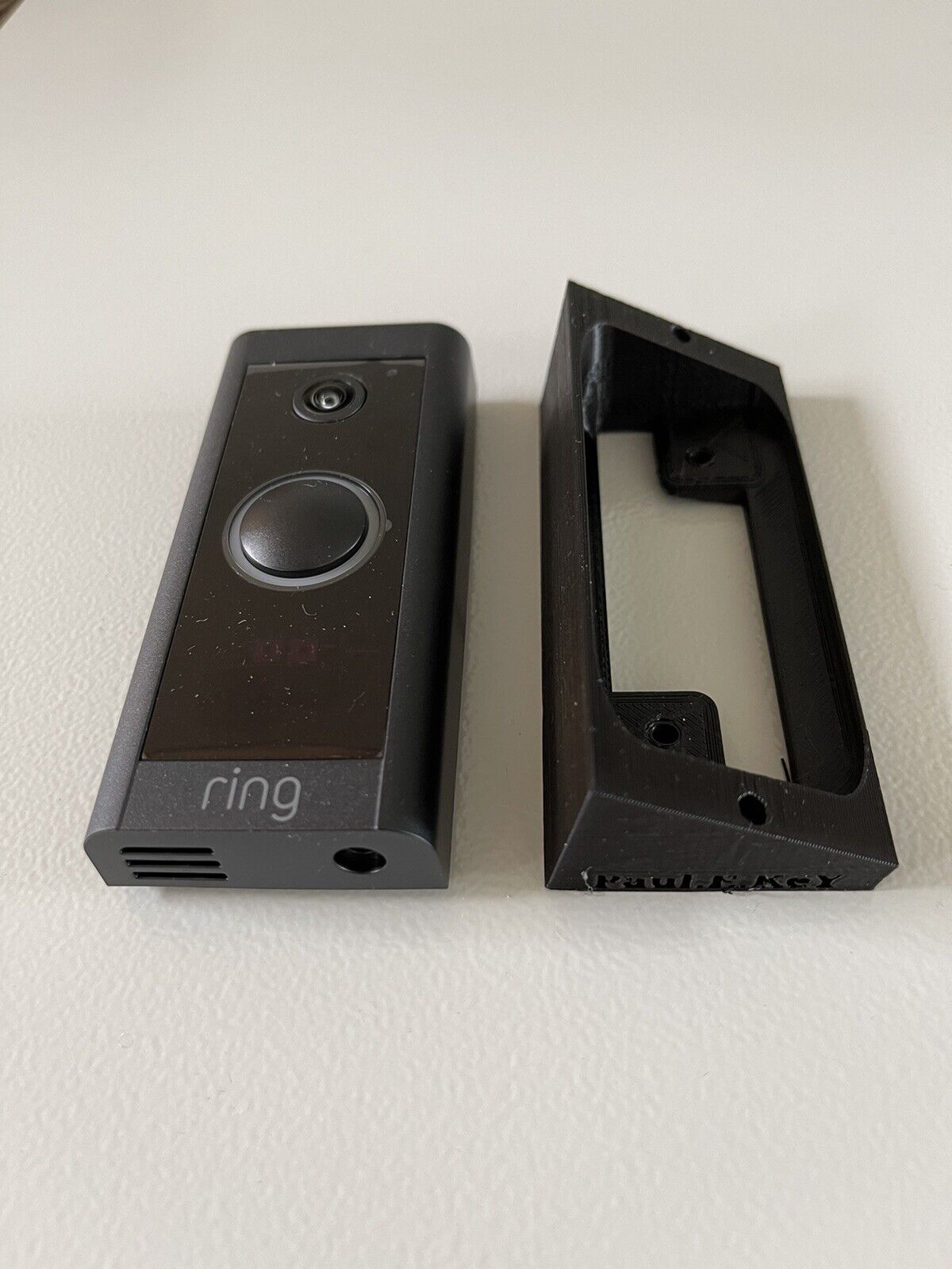 Ring Wired Video Doorbell Left Right Angle Mount Bracket Wedge 20 Degrees UK