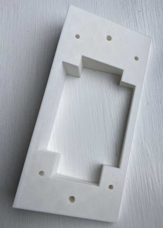 Universal Video Doorbell15x7cm 20 Degrees Wedge Mount Left/ Right Angle White UK