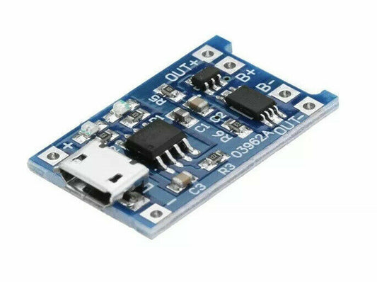 TP4056 5V 1A Micro USB 18650 Lithium Battery Charging and Protection Board UK
