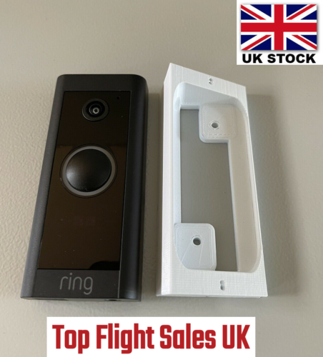 Ring Wired Video Doorbell Left Right Angle Mount Bracket Wedge 20- 90 Degrees UK