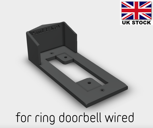 Rain Sun Cover for Ring Wired Video Doorbell Screw on Made in the UK