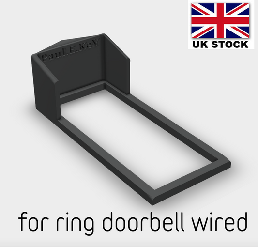 Rain Sun Cover for Ring Wired Video Doorbell Clip on Made in the UK