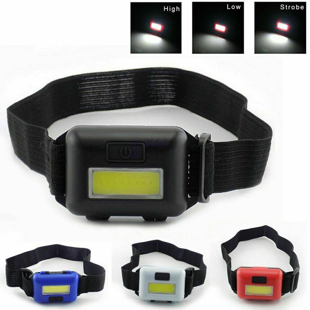 COB LED Head Torch Light Lamp Flashlight Headlamp Camping Headlight Headtorch