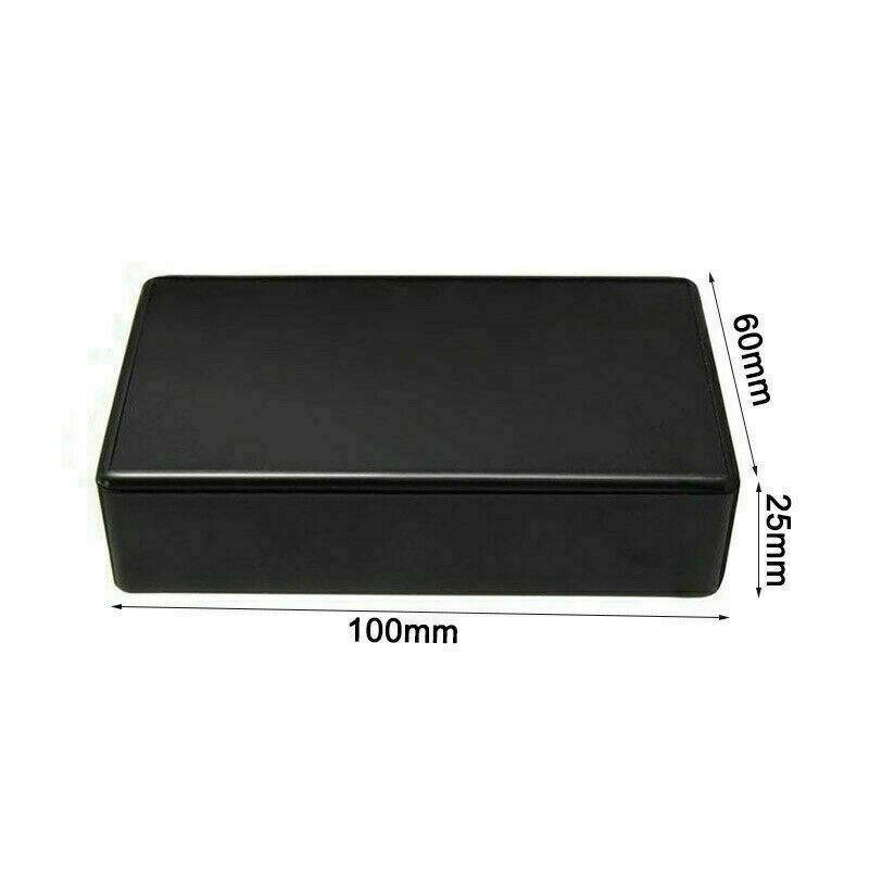 2 x PLA Plastic Enclosure Box Electronic Project Circuit Black Case DIY Tool UK