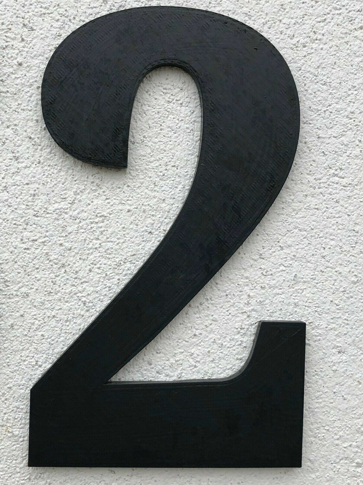 House number plaque / Door number / Large number 200mm 8in GBP6 Each PEK UK