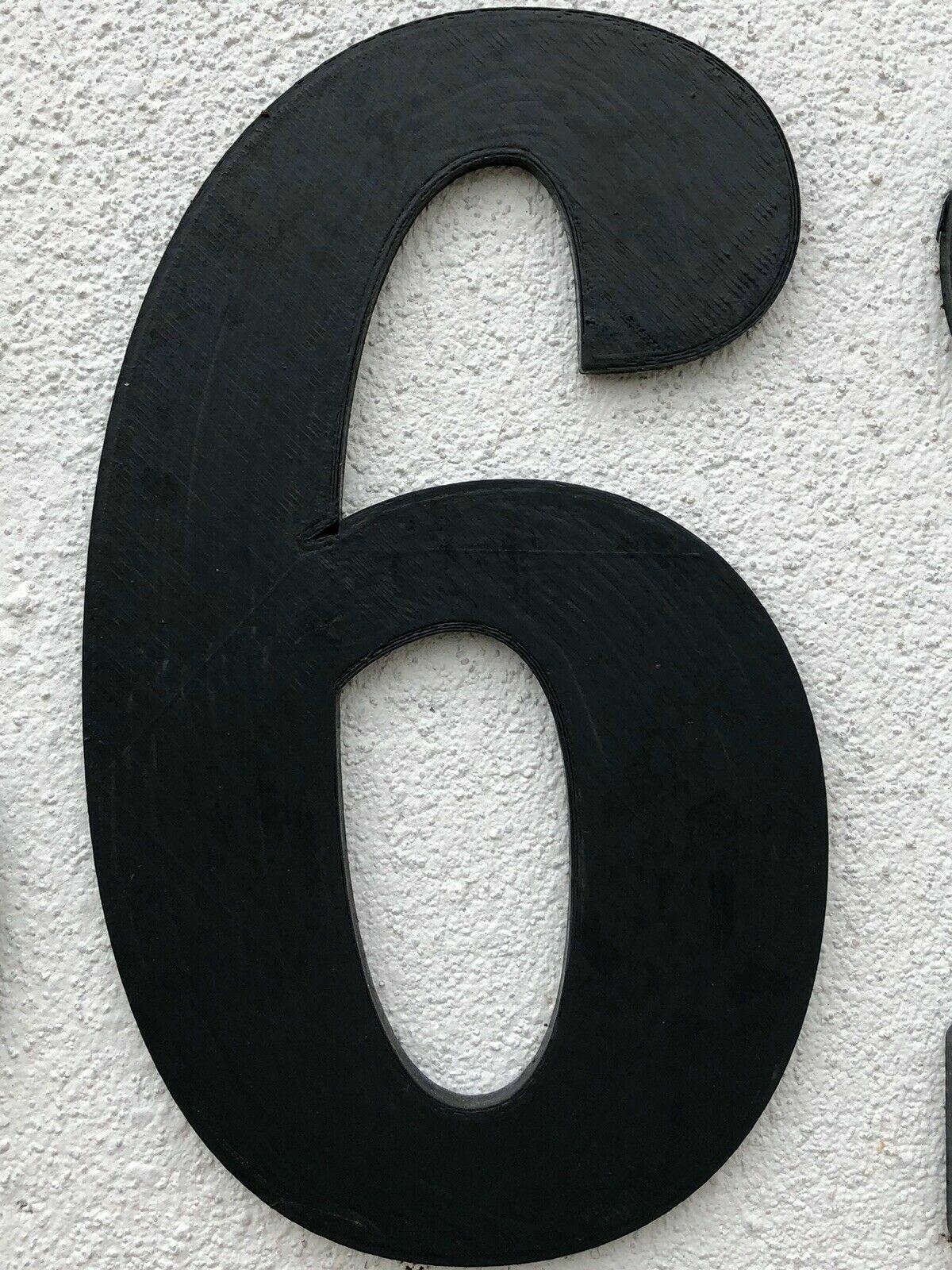 House number plaque / Door number / Large number 200mm 8in GBP6 Each PEK UK