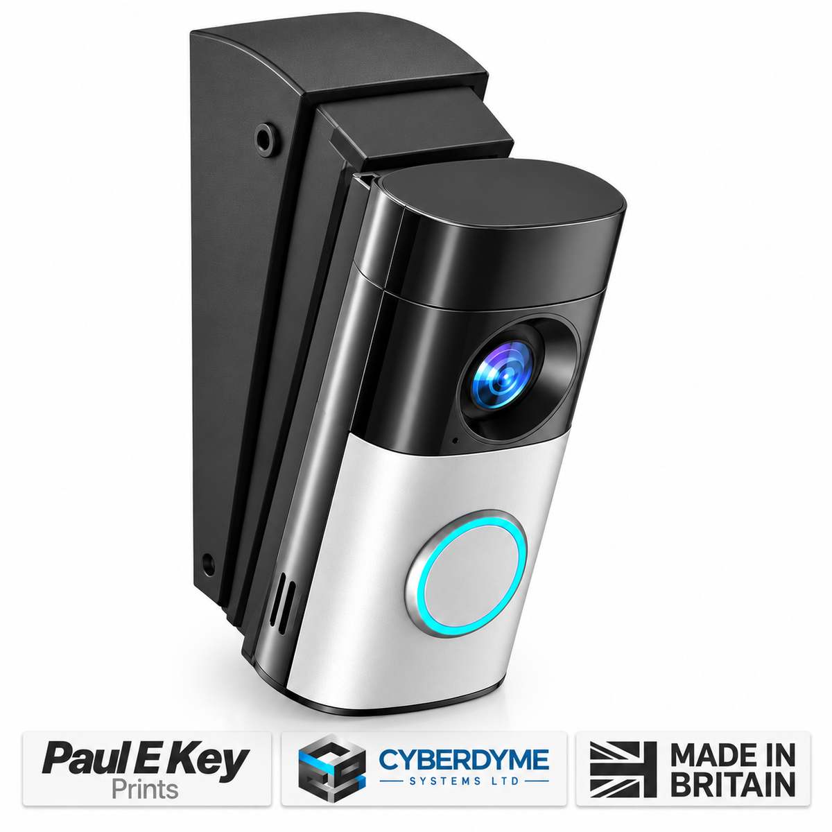 Adjustable Up/Down Wedge for Ring Doorbell, 20–40°